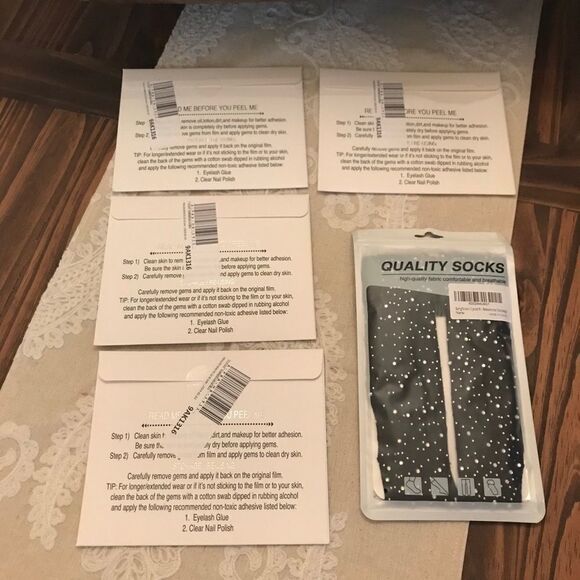 4 Pcs Crystal Rhinestone Body & Sparkling … - Picture 6 of 7